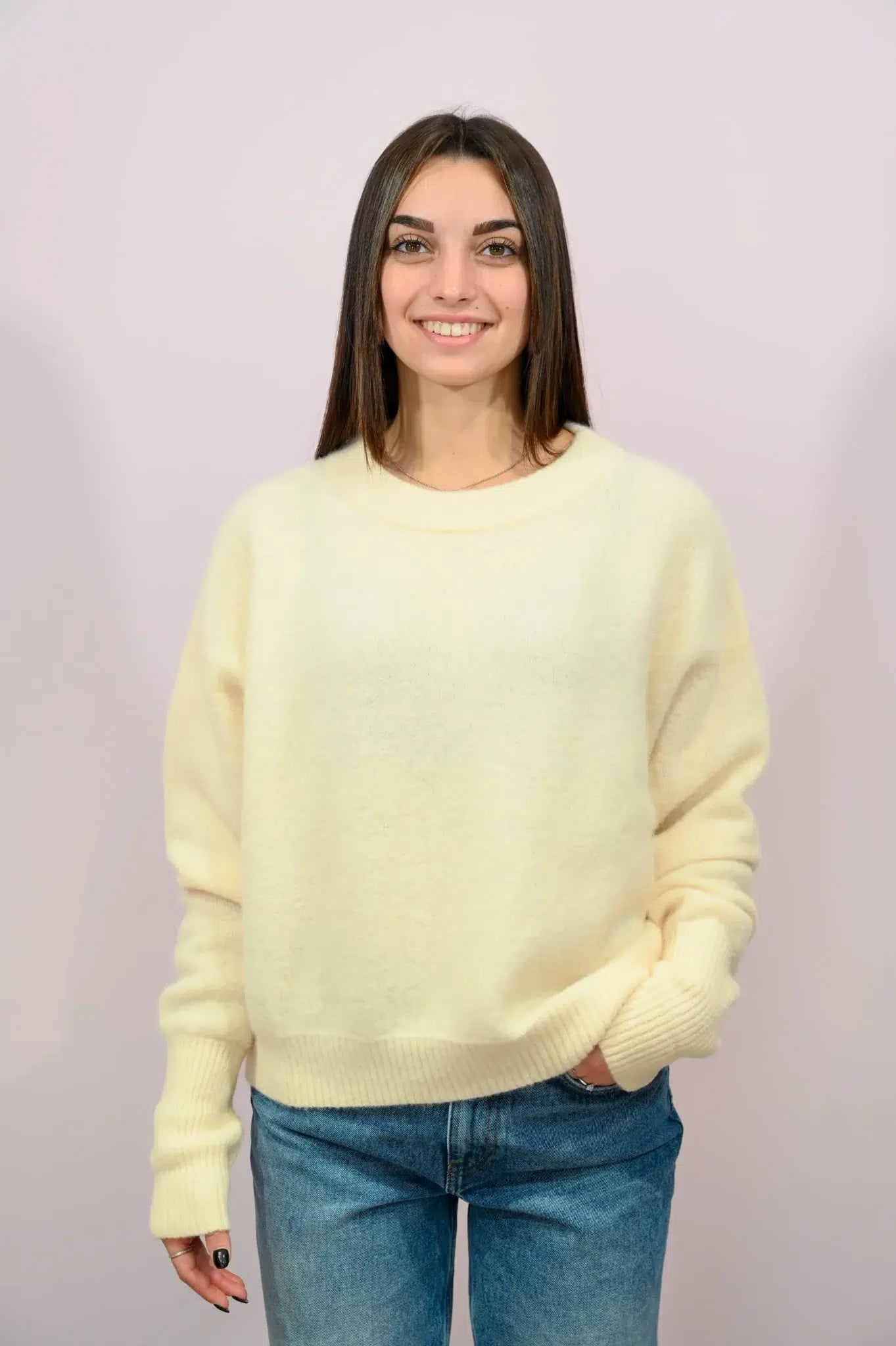 Maglione Donna Vitow American Vintage Panna