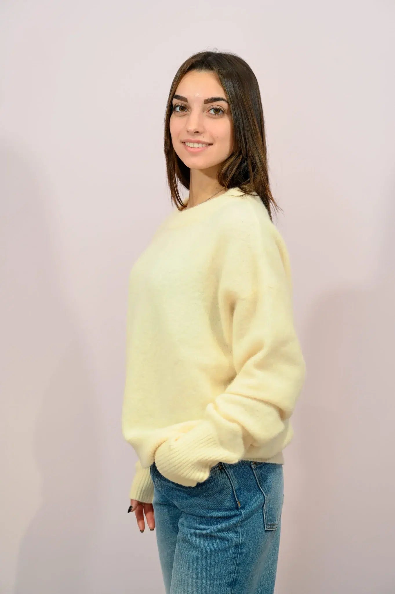 Maglione Donna Vitow American Vintage Panna