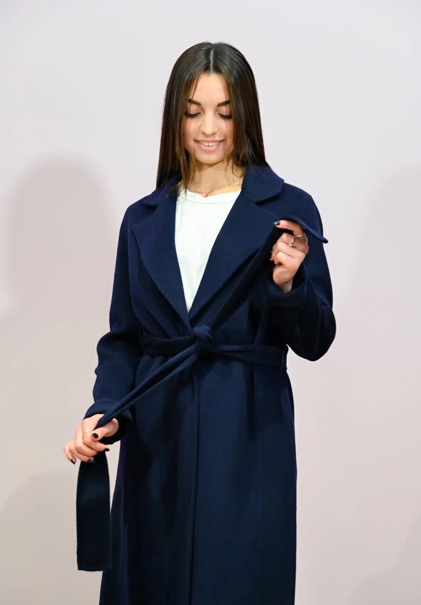 Vestaglia Double Rue8squit Blu Notte con Cintura